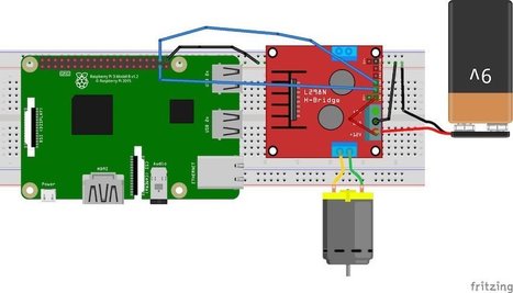How to Control a DC Motor With an L298 Controller and Raspberry Pi | tecno4 | Scoop.it