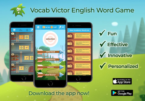 Vocab Victor English Word Learning Game. Build and improve vocabulary! | KILUVU | Scoop.it