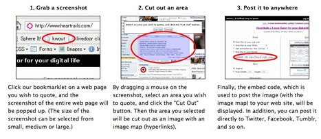 Capture Any Portion of Any Web Page and Post/Embed It Anywhere with Kwout | Content Curation World | Scoop.it