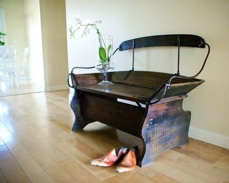 Repurposed Horse Carriage Seat | 1001 Recycling Ideas ! | Scoop.it