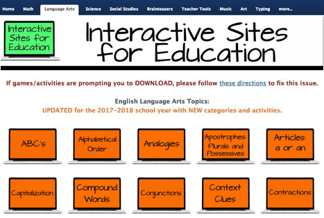 Language Arts - Interactive Learning Sites for Education | Education 2.0 & 3.0 | Scoop.it