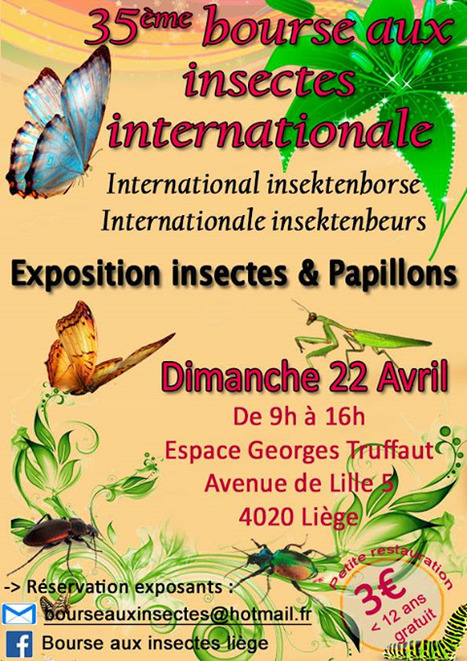 Entomo-calendrier avril 2018 | Vari&eacute;t&eacute;s entomologiques | Scoop.it