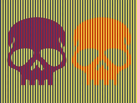 These skulls look purple and orange. They are both red via Popular Science | Must Market | Scoop.it
