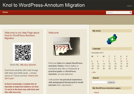 Knol to WordPress-Annotum Migration | WordPress and Annotum for Education, Science,Journal Publishing | Scoop.it