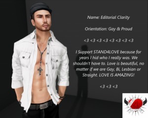 STAND4LOVE: Editorial&nbsp;Clarity | 亗  Second Life Fashion Addict  亗 | Scoop.it
