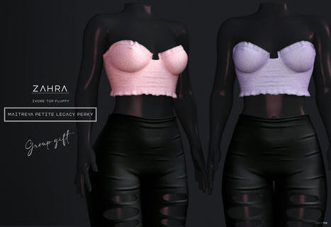 Ivore Top Fluffy Fatpack November 2021 Group Gift by ZAHRA | Teleport Hub - Second Life Freebies | Second Life Freebies | Scoop.it