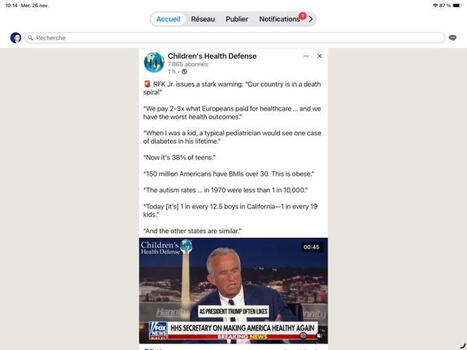 🚨 RFK Jr. issues a stark warning: “Our country is in a death spiral” And he is the cause of such by spreading misinformation and falsehoods. “We pay 2-3x what Europeans paid for healthcare … and ... | Hésitations Vaccinales: Observatoire HESIVAXs | Scoop.it