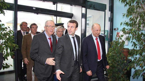 Emmanuel Macron en tourn&eacute;e avec les patrons du pays d'Auge | Veille territoriale AURH | Scoop.it