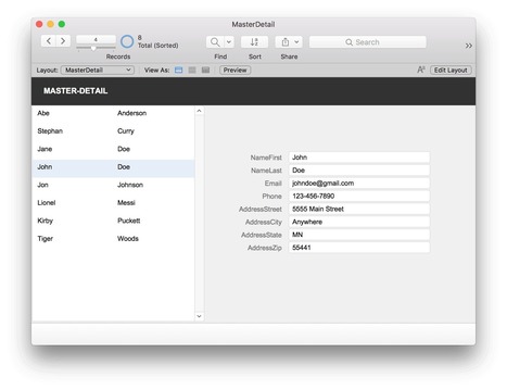 FileMaker 17 - Portals for Master-Detail Layouts | Learning Claris FileMaker | Scoop.it