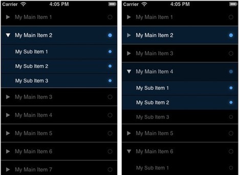 Open Source: Custom iOS Control For Creating Elegant Nested Table Views | Machines Pensantes | Scoop.it