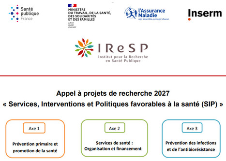AAP IReSP SIP 2027&nbsp;&ndash; Services, interventions et politiques favorables &agrave; la sant&eacute; | Life Sciences Universit&eacute; Paris-Saclay | Scoop.it