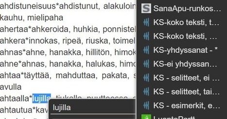 Suuri synonyymilista | Oppitori - JAA somessa | 1Uutiset - Lukemisen tähden | Scoop.it