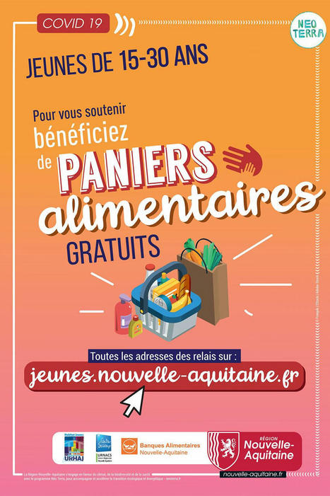 Covid 19 - Des paniers alimentaires gratuits pour les 15-30 ans | L'actu des territoires de Nouvelle-Aquitaine | Scoop.it