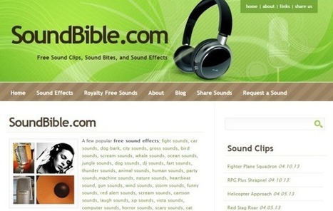 SoundBible, gran colección de sonidos y efectos sonoros gratis para tus proyectos | #REDXXI | Scoop.it