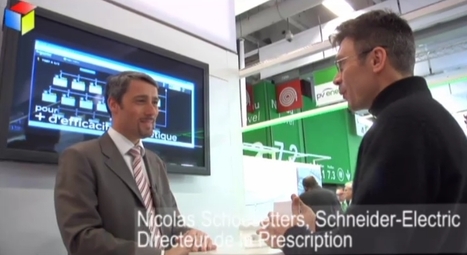 [vidéo] Nicolas Schoesseters, Schneider-Electric à Interclima + Elec 2012 | Build Green, pour un habitat écologique | Scoop.it