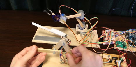 Stepper Motor Robot Arm Has Smooth Moves | tecno4 | Scoop.it