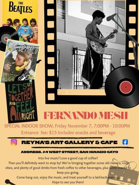 Fernando Mesh @ Reyna's | Cayo Scoop!  The Ecology of Cayo Culture | Scoop.it