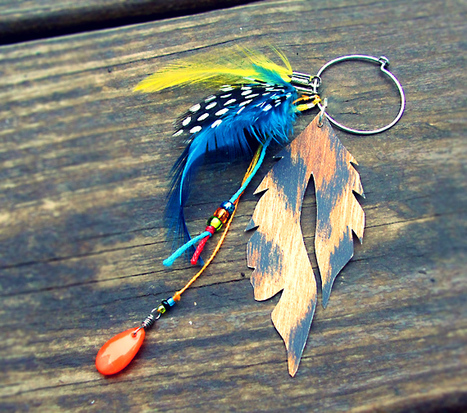 Orecchini fai da te con piume e perline colorate | Orecchini Fai da Te: i migliori tutorial | Scoop.it