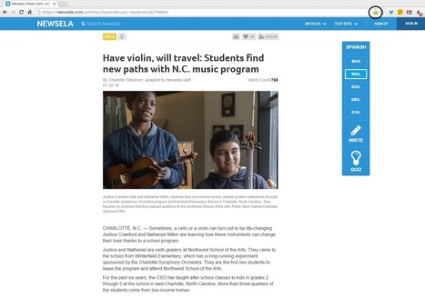 Using Fluency Tutor For Google With Newsela