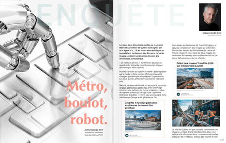IA et journalisme: le cas du Journal M&eacute;tro au Qu&eacute;bec | DocPresse ESJ Lille | Scoop.it