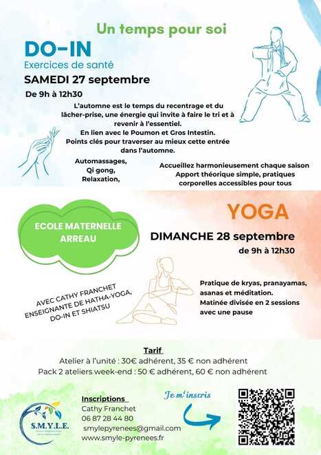 Do-In et Yoga à Arreau les 27 et 28 septembre | Vallées d'Aure & Louron - Pyrénées | Scoop.it