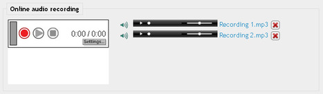 Moodle plugins: Online audio recording | Moodle and Web 2.0 | Scoop.it