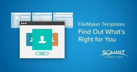 FileMaker Templates: Use Cases by Role | Learning Claris FileMaker | Scoop.it