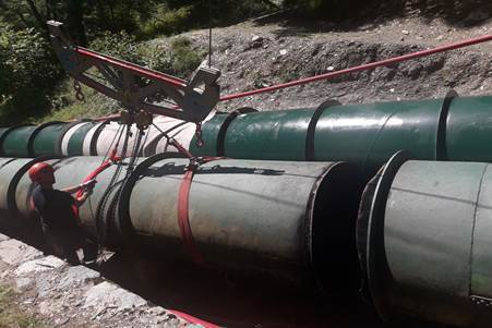 Point sur le chantier de remplacement des conduites forcées de l'usine hydroélectrique EDF à Saint-Lary Soulan | Vallées d'Aure & Louron - Pyrénées | Scoop.it