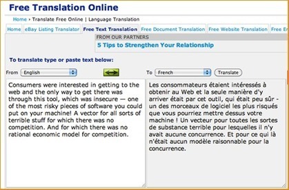 Quel est le meilleur traducteur automatique en ligne et gratuit ? | Courants technos | Scoop.it