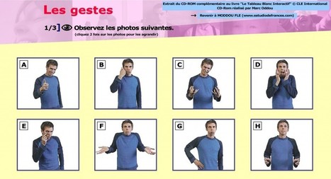 Les gestes des Français | TICE et langues | Scoop.it