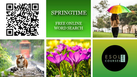 English Words for Springtime - ESL Word Search | English Word Power | Scoop.it