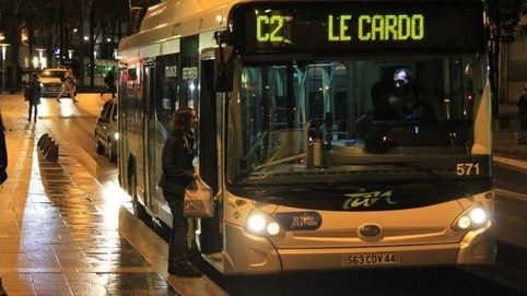 Transport. A Nantes, la nuit, le bus s'arrête à la demande. | Veille territoriale AURH | Scoop.it