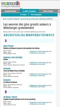 Littérature : les plus grands auteurs à télé­char­ger gratuitement | -thécaires | Espace adultes | Scoop.it