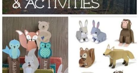 50 FREE Forest Animal Crafts & Activities | Arts & Crafts | Scoop.it