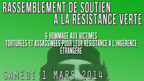 Rassemblement de soutien à la population libyenne et aux forces de résistance « Verte » à Paris (1er mars 2014) | ACTUALITÉ | Scoop.it