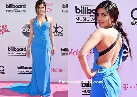 Priyanka Chopra in Atelier Versace Backless Gown, #ActressInBlueDresses, #ActressInGowns, #AtelierVersace, #BacklessDresses, #BacklessGowns, #BollywoodActress, #BollywoodDesignerDresses, #Celebrity... | Indian Fashion Updates | Scoop.it