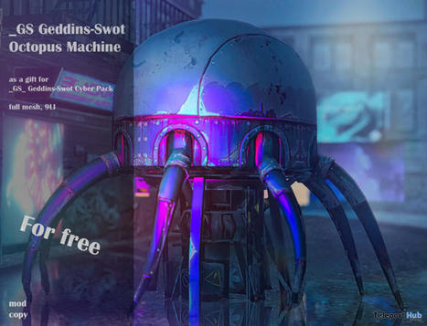 Octopus Machine September 2022 Gift by Geddins-Swot | Teleport Hub - Second Life Freebies | Second Life Freebies | Scoop.it