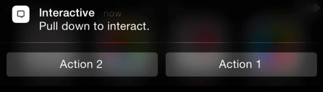 Simple, interactive notifications in iOS 8 | Nick Jensen | iOS & OS X stuff | Scoop.it
