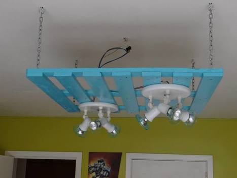 Pallet Suspension / Chandelier | 1001 Pallets ideas ! | Scoop.it