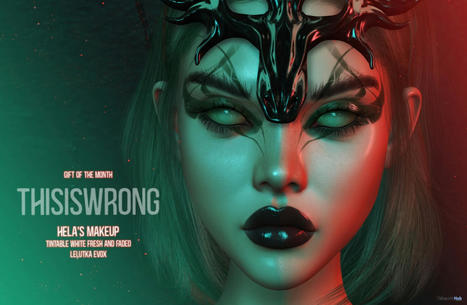 Hela’s Makeup January 2023 Group Gift by THIS IS WRONG | Teleport Hub - Second Life Freebies | Second Life Freebies | Scoop.it
