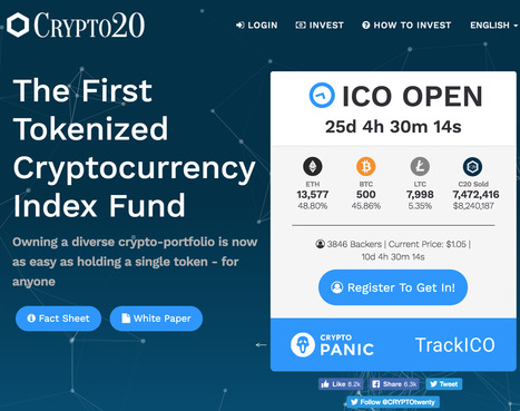 What do you think about #CRYPTO20, a #cryptocurrency index fund #ICO #shouldIinvest? | WHY IT MATTERS: Digital Transformation | Scoop.it