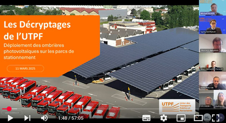 Ombri&egrave;res photovolta&iuml;ques sur les parcs de stationnement : l'Institut participe &agrave; un webinaire d&eacute;di&eacute; au d&eacute;cryptage des enjeux li&eacute;s &agrave; leur d&eacute;ploiement | Urbanisme - Am&eacute;nagement - SIG | Scoop.it