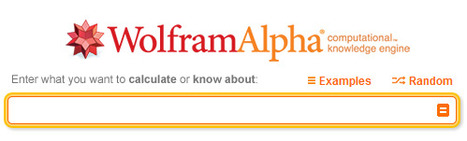 Wolfram|Alpha: Computational Knowledge Engine | Eclectic Technology | Scoop.it