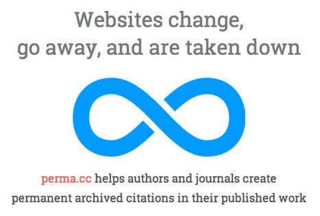 Permanent Archival of Author Content Soon Possible Thanks To Harvard Perma.cc | Readin', 'Ritin', and (Publishing) 'Rithmetic | Scoop.it
