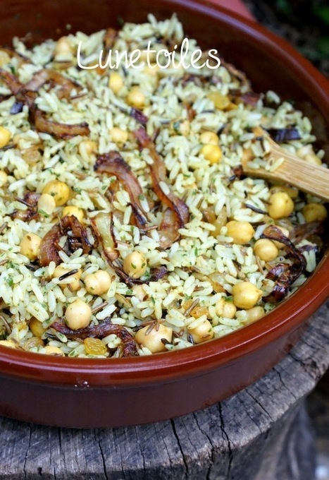 Riz épicé aux pois chiches | recettes du ramadan  وصفات رمضان أطباق رمضان مطبخ رمضان | Scoop.it