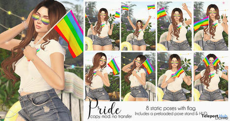 Pride Pose Pack June 2021 Gift by Infiniti | Teleport Hub - Second Life Freebies | Second Life Freebies | Scoop.it