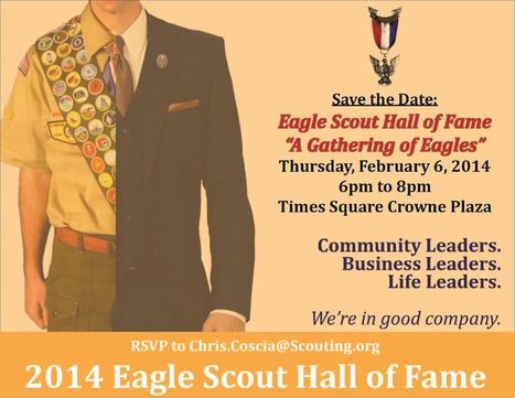 NYC Eagle Scout Hall of Fame with Acclaimed Author Alvin Townley | Boy Scouts of America | Scoop.it