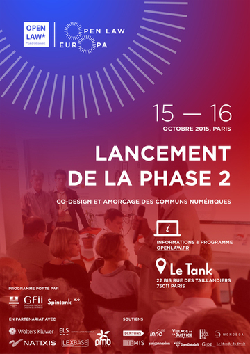Open Law Europa : lancement de la phase 2, co-design et amor&ccedil;age des projets d'innovation. | Documentation juridique | Scoop.it