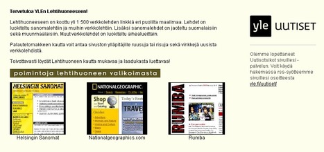 |YLE| Lehtihuone | 1Uutiset - Lukemisen tähden | Scoop.it